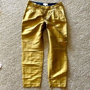 Gold dress pants